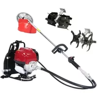 4 Stroke 600W Motor Propelled Portable Knapsack Lawn Mower Farm Garden Grass Cutting Trimmer Weeder