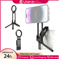 Ulanzi MA38 MagLock Phone Holder Stand Foldable Tripod Phone Mount with Arca-Swiss Magnetic Base for Iphone 16 15 14 Vlog Live