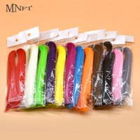 MNFT 12 Optional Colors Soft EP Silky Fiber For Streamer Flies Minnow Baitfish Fly Tying Materials Fly Bait Long Hair Fiber