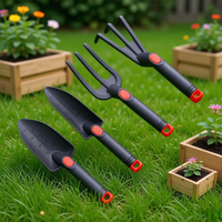 4-piece Gardening Shovel Kit Garden Planting Transplanting Mini Rake Spade Set Loosening Soil Digging Weeding Gadgets