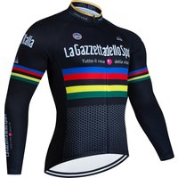 2024 NEUE Schwarz Radfahren Trikots Männer Lange Ärmel Herbst MTB Shirts Fahrrad Kleidung Mountainbike Jersey Outfit Pro Reiten
