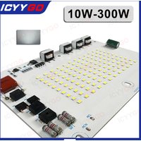 LED AC220V LED Light Panel 50W 100W 150W 200W 300W 6000K LED Chip Super Bright Indoor Home Outdoor Garden Lighting Accessories