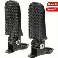 AliExpress 1 Pair of Quick-Release Aluminum Alloy Bicycle Pedals - Anti-Slip Folding Rear Footrest with Durable Iron Bracket