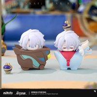 Original Honkai:Star Rail Amphoreus Sage Of Heroes Q-Topping 1.0 Series Blind Box Mini Doll Desktop Furnishing Articles