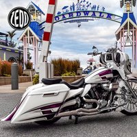 Fits Harley Road Glide Flagship CVO Touring Touring Motorcycles Passenger Driver Modified Front and Rear Floorboards 20-24