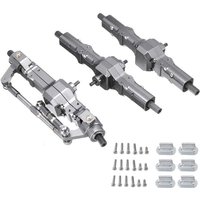 Metal Front Intermediate Rear Axle for WPL B16 B36 JJRC Q60 Q63 Q64 Fayee FY004 MN-77 6WD 6X6 RC Car Upgrades Parts