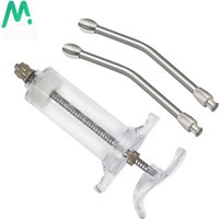 20ml/30ml/50ml Lamb and Goat Kid Feeding Kit 2-Clear Tube Adjustable Parrot Feeding Syringe for Dog Piglet Rabbit Bird Feeding