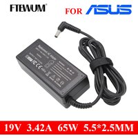 19V 3.42A 65W 5.5*2.5mm Laptop Adapter AC Charger For Lenovo For ASUS For Toshiba X401A X550C A450C Y481 X501LA X551C V85 Power