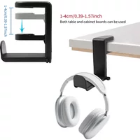 360° Rotating Headphone Stand Adjustablet No Punch Desktop Headset Holder Gaming Headse Desk Hanger Hook For Sony Headphone