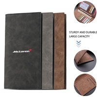 Leather Car ID Credit Card Holder Men Minimalist Wallet Coin Purse For McLaren 720S 570S 570GT 600LT 2023 MCL60 Auto Accessories