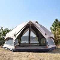 Hexagonal Mushroom Outdoor Camping Tent Fully Automatic 3-6Persons Family Sunscreen Rainproof Picnic BBQ Slef-driving Pergola