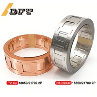 N6 Nickel Strip 1/2M 0.15x27x20.2mm for 2P Battery Pack,High Conductivity Spot Welding Tape for 18650/21700 Li-ion Pack Making