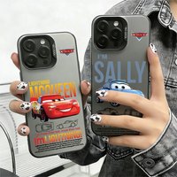 Cute Lightnings McQueens Phone Case For iPhone 17 16e 16 15 14 13 12 11 mini Pro Max X XR XSMAX 8 7 Air Plus Anti Fall Matte