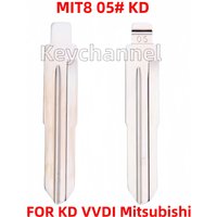 Keychannel 10PCS MIT8 Car Key Blank 05# KD Key Blade MIT12 for KEYDIY Xhorse Fob for Mitsubishi Montero Pajero Suzuki Chevrolet