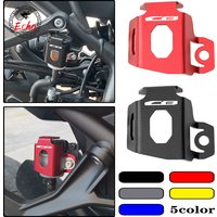 For Honda CB400 CB500X 500F CB500R CB650F CB1100 Motorcycle Accessories Rear Brake Fluid Reservoir Guard Cover Oil Cup Protector