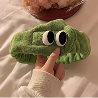 A cute cartoon eye hair band for women, adjustable, suitable for washing the face and applying makeup as a hair accessory