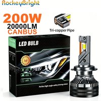 K8 pro 200W H7 LED Bulb for Car Headlight Kit Fog Light H7 H11 H1 9005 H4 Canbus Turbo Led Light LED Lamp
