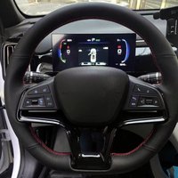 Auto Lenkrad Abdeckung Kunstleder Für BYD Song Plus Dmi Song Pro EV BYD Qin Plus 2020-2023 Lenkrad Flechten Abdeckung