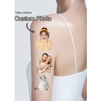 Custom Photo Temporary Tattoo Stickers,Customizable Family photos Tattoo StickersSuitable For Weddings Celebration,