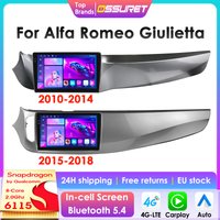 Radio samochodowe Snapdragon6115 Android14 do Alfa Romeo Giulietta 2010-2018, odtwarzacz multimedialny z inteligentnym ekranem, autoradio z funkcją Carplay