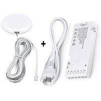 LED Lighting Transformer with Touch Switch DC12V Power Supply Adapter Dupont Port LED Strip Driver DIY Home Cabinet Shelf Light