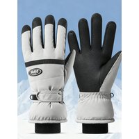 AliExpress NONE New Brand Cycling Gloves Ski Gloves Snowmobile Motorcycle Riding Winter Gloves Windproof Waterproof Unisex Snow Gloves