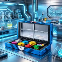 Building Blocks new game Inspiration Badge Collection Box Desktop Display Box FIT Creative Education Adult Lovers Gift