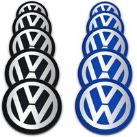 4PCS 70/80/90/100/120mm Car Wheel Badge Emblem Hub Stickers Center Cover For VW CC MK4 Golf 6 Beetle GTI Passat Car Accessories