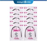 10bags Easyinsmile Dental Wires NITI Material for Metal Orhto Bracket Arch Wires Round 012 014 016 018 020
