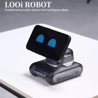 New LOOi Smart Robot Ai Desktop Move Transforming Mobile for iPhone/Android Phones Into Intelligent Electronic Automation Robots