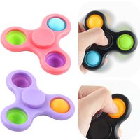 New Fidget Spinner Toys Hand Fingertip Multi-color Spnining Top Stress Relief Decompression Adults Toy Gifts for Boys Girls