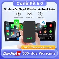 CarlinKit 5.0&Mini5 Pro Wireless CarPlay Android Auto Adapter 2 in 1 CP2A Plus Smart Dongle for Bluetooth 4.2 Spotify Map FOTA image 4