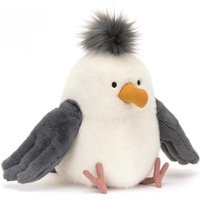 25CM Lovely Cartoon Anime Seagull Bird Animal Stuffed Plush Toys Kawaii Seagull Handmade Dolls Cute Holiday Gifts for Children