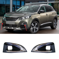 Car Front Bumper Fog Light Grille OE: ASPG402-000201/ASPG402-000202 For Peugeot 3008 4008 5008 GT Version 2017-2020