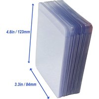 Card Saver Semi Rigid Card Holder for Graded Card SubmittionsTrading Card Protector Fit for Standard Baseball Cards Toploaders