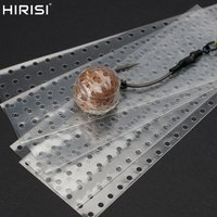 Hirisi 5Pcs Carp Fishing Bait Super Wrap Perforated Heat Shrinking Tube Odor Permeable Anti Biting Bait Protector for Boilies