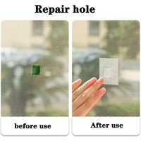 Waterproof Self-Adhesive Window Screen Repair Patch Tape Easy Apply Anti-Insect Mosquito Mesh Hole Repair Kit for Window Screen