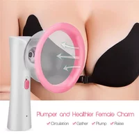 Home Electric Chest Massage Instrument Enlargement Vacuum Pump Improves Chest Sagging Double Suction Cup Breast Growth