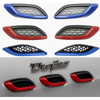 1PC Front Side Exterior Body Fender Air Inlet Grille Trim Red Blue Silver For Maserati Ghibli Levante Quattroporte GT 14-22