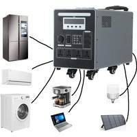 Factory 5kw Camping Tragbare Power Station Lifepo4 Battery Portable Solar Generator Industry Waterproof Powerstation 5000w