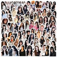 105Pcs Kpop Aespa Stickers Vinyl Waterproof for Laptop Phone Case Notebook Water Bottle DIY Stickers