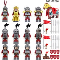 Jiemao 12 Griffin Legion 8226 cross-border wholesale small particle assembly building block children's toyshorserobeweaponshield