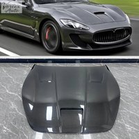For Maserati GranTurismo GC GT GTS 2007-2015 MC Type Carbon Fiber Hood Engine Cover Durable High Strength