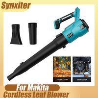 Souffleur à feuilles sans fil pour batterie Makita 18V, souffleur canon à 3 vitesses, super puissant pour le nettoyage des feuilles, de la neige et de la poussière, outil électrique