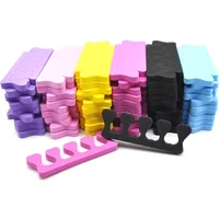 50pcs Professional Soft Foam Toe Separator Nail Tools for Manicure Pedicure Foot Care Anti Touch Gel UV Nail Polish