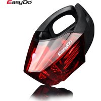 Easydo Bicycle Tail Light USB Rechargeable Red Ultra Bright Bike Light High Power Led Flashlights for Safety Road Cyclying