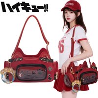 New Haikyu!! Crossbody Bag Cartoon Kozume Kenma Itabag Anime Merchandise Holiday Gift Semi-Transparent Storage Display