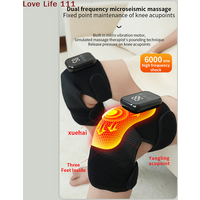 New 3 In 1 Knee Massager Electric Leg Joint Heating Vibration Massage Elbow Brace Arthritis Relief Fatigue Knee Support