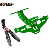 FOR KAWASAKI ER6N 2009 2010 2011 2012 2013 2014-2021 Rear Tail Fender Tidy License Plate Holder Fender Eliminator Bracket kit