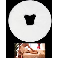 100Pcs Disposable Massage Table Sheets Headrest Pads Face Pillow Cover Cushion Cover Massage Face Cradle Table Head Rest Covers